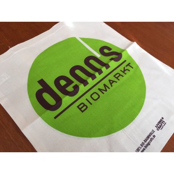 画像2: ドイツ　スーパーマーケット　エコバッグ　denns (2)